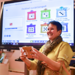 Teacher Roelien of Openbare Basisschool de Dissel-Daltonschool creates her own materials in Prowise Presenter